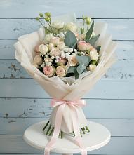 Букет цветов из:  Розы и Лизиантусы #REPLACE_PRED# Алапаевске