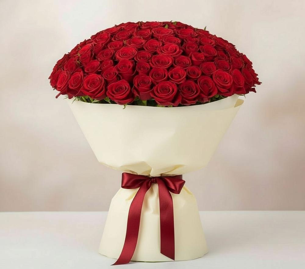 Букет 101 Красная роза Милано в Алапаевске