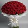 Букет 101 Красная роза Блэк Мэджик в Алапаевске