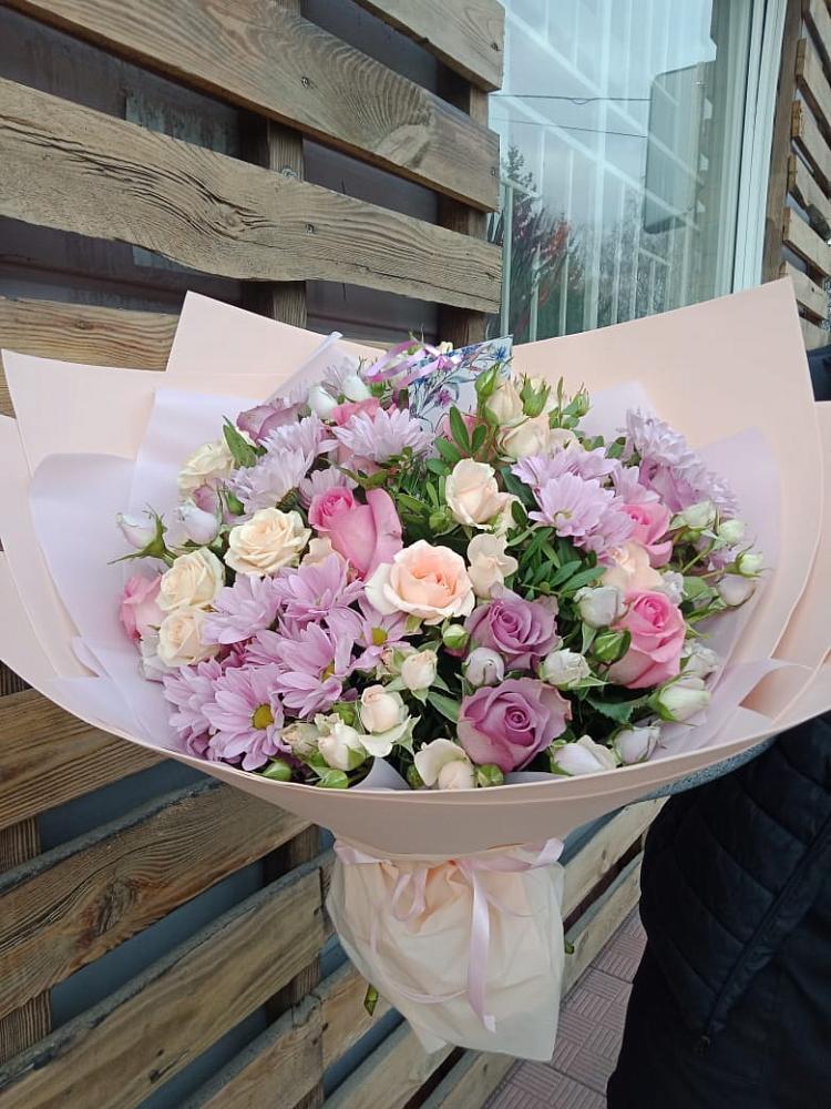 Букет цветов из: Розы и Хризантемы в Алапаевске