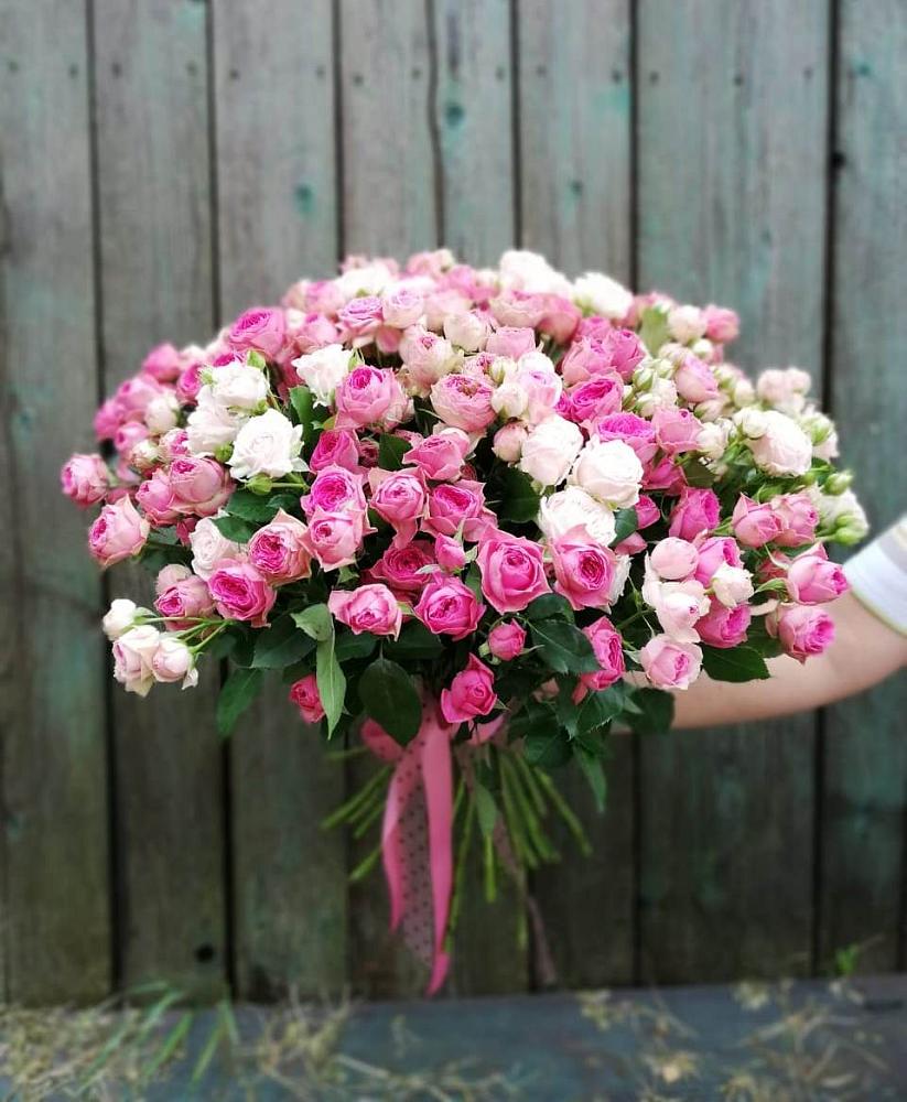 Букет Розовые кустовые розы Натали и Лав Лидия в Алапаевске