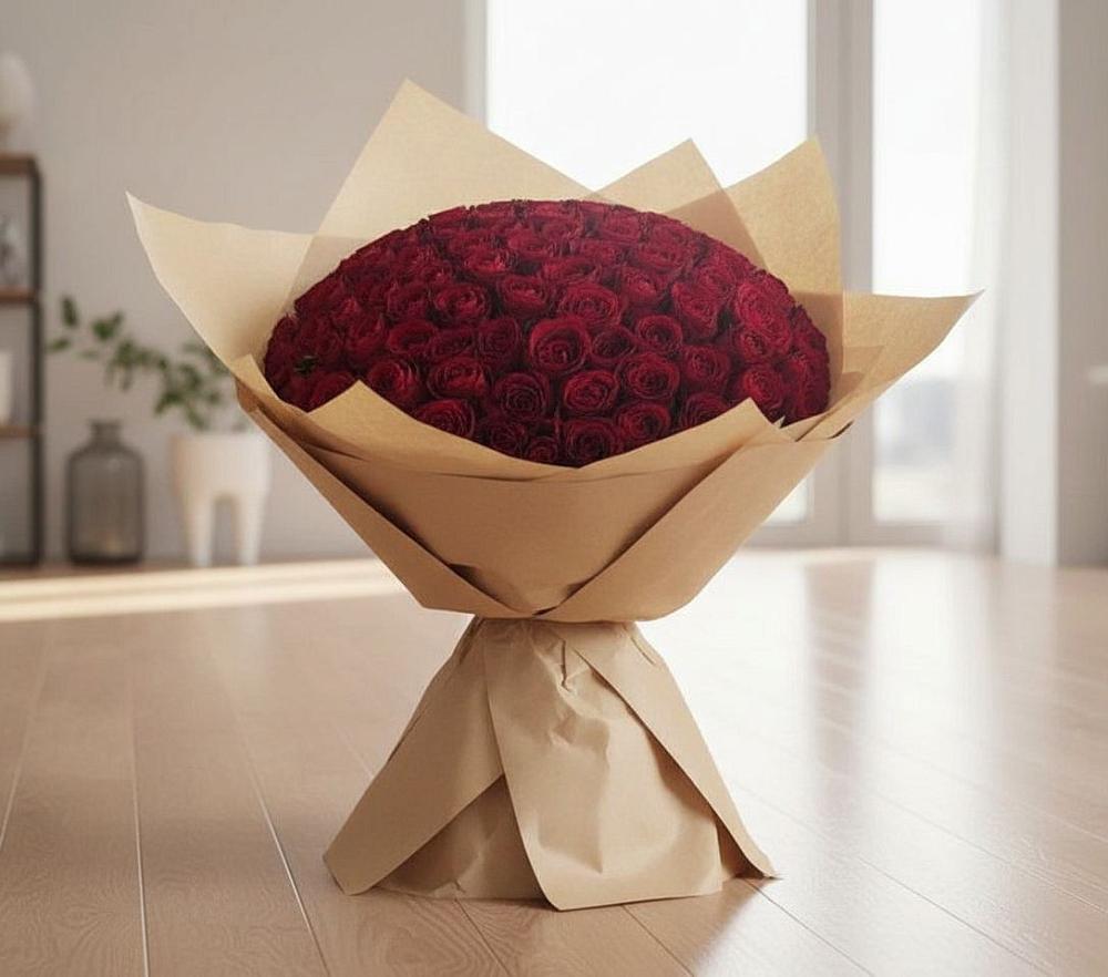 Букет 101 Красная роза в Алапаевске