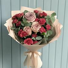 Букет цветов из:  Гвоздики и Розы #REPLACE_PRED# Алапаевске