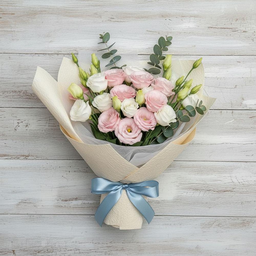 Букет цветов из: Лизиантусы в Алапаевске